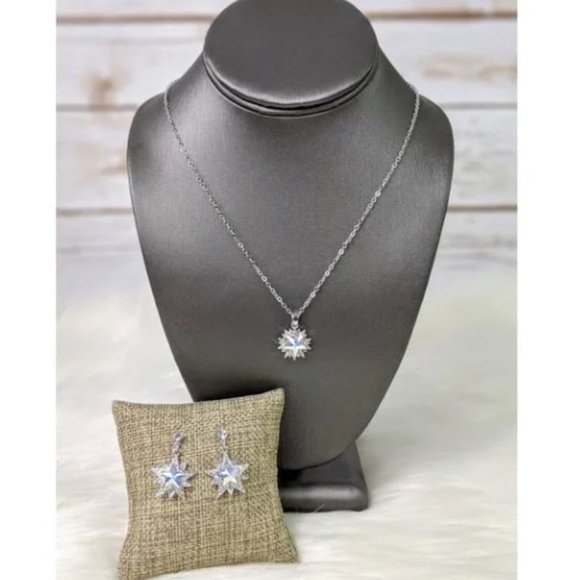 Crystal Star Necklace Set - Picture 2 of 6